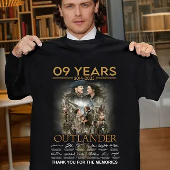 09 Leta 2023 Outlander Obletnico Podpisov Obletnico Darilo Ljubitelje Filma Majica z dolgimi rokavi