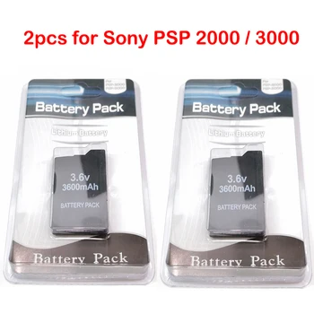 1/2pcs 3600mAh 3,6 V Litij Ionska Baterija za Sony PSP PSP 2000 3000 PSP2000 PSP3000 Konzole Zamenjava Baterije