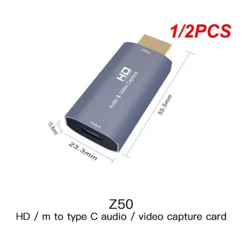 1/2PCS Zajemanje Kartico 60hz Združljiv Pretakanje Snemanje Brezžično Za Dvd Kartico 4k Tip C/f Usb Zajem Video