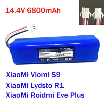 14,4 V 6800mAh Originalna Litij Baterija za Viomi S9 Lydsto R1 Akumulatorske Baterije, ki Je Primeren za Popravilo in Zamenjava