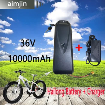 18650 36V 10000mAh Litijeva Baterija, Ebike Primerna za Hailong Električna Kolesa 350W 500W 750W 1000W Polnilnik + Celic