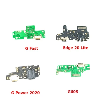 1Pcs Polnjenje prek kabla USB Port Polnjenje Odbor Flex Priključek Za Moto G22 G71 E20 E40 G41 G60 G60S G51 5 G G Pisalo 2021 Power Edge 20 Lite