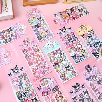 20/50/100 kozarcev Sanrio Nalepke Srčkan Risanka Hello Kitty Cinnamoroll Kuromi Moja Melodija Nalepke Nalepke Tiskovine Debelo Otroci Igrače
