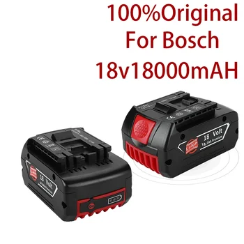 2021 18V 18000mah Akumulatorska Baterija Za Bosch 18V Akumulator, 6.0 Prenosni Zamenjava Za Bosch BAT609 lučka