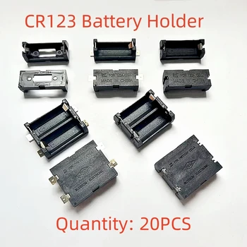 20PCS CR123 SMT SMD Polje Baterije Baterija CR123A Imetnik 16340 THM Polje Baterije Z Zatiči