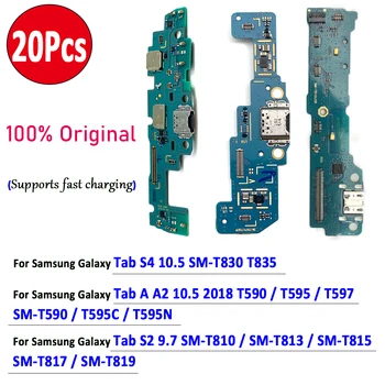 20Pcs，Originalno Polnjenje prek kabla USB Vrata Dock Priključek Odbor Flex Za Samsung Tab S2 9.7 / SM-T810 / SM-T813 / SM-T815 /SM-T817/SM-T819