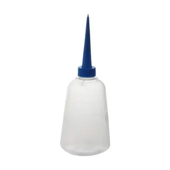 250 ml Jasno, Belo Modre Plastične Tekoče Lepilo Aplikator za Steklenice