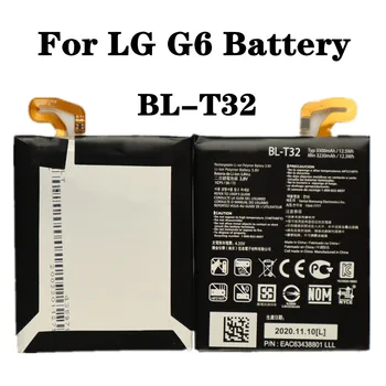 3230mAh BL-T32 Baterija Za LG G6 G600L G600S G600K G600V H871 H872 H873 LS993 US997 VS988 Zamenjava Baterij