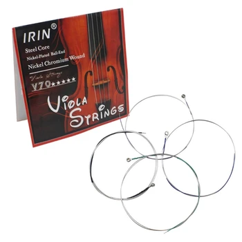 4 String Viola Niz Nizov, Srednje veliko Srednje Napetosti Jekla Toplo Ton, Varčno in Trajno za Študentske Strune
