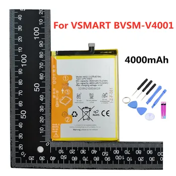 4000 mah BVSM V4001 Visoko Kakovostne Baterije Za VSMART BVSM-V4001 BVSMV4001 Bateria Baterije, ki je Na Zalogi + Številko za Sledenje + Orodja