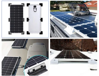 7PCS ABS solarnimi nametitev Kompleti Kabel Vnos Gand Idealen za Prikolico, Avtodom RV Čoln Vozila Strešni Nosilec