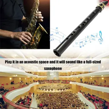 8-Luknjo Žepu Sax Mini Prenosni Saksofon Malo Saksofon Vrečko Glasbeni Dodatki Instrument, ki imetniku S Pihalni Y7C6