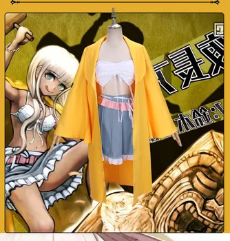 Anime je Angie Yonaga Danganronpa V3: Ubijanje Harmonijo Cosplay Kostume Celoten Sklop, Obleke za Dekleta Vlogo Igra Halloween Stranka Obleko
