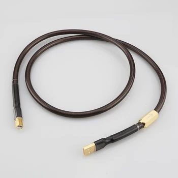Audiocrast A56 Silver plated Hi-fi usb Kabel Visoke Kakovosti USB kabel USB A USB B hifi DAC kabel