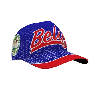 Belize Mladih Brezplačno Meri Ime Število Tiskanja Fotografijo, Blz Državi Unisex Klobuk Bz Belizean Diy Narod Zastavo Logotip Baseball Skp