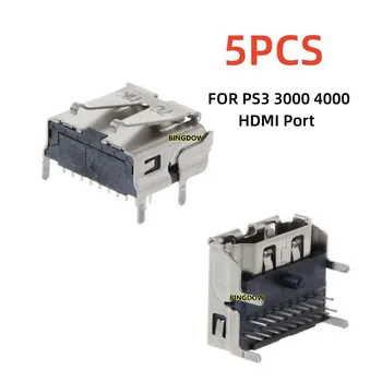 Brezplačna dostava Izvirno NOVO HDMI -združljiva Vrata Vtičnice Priključite Priključek Priključek Za PS3 super slim 3000 4000 CECH-3000 5PCS 10PCS