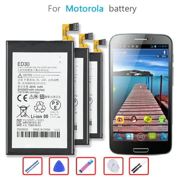 ED30 2010mAh Baterija Za Motorola Moto G G2 XT1028 XT1032 XT1033 XT1034 XT1068 ED 30 XT 1028 1032 1033 1068 Mobilnega Telefona Baterije