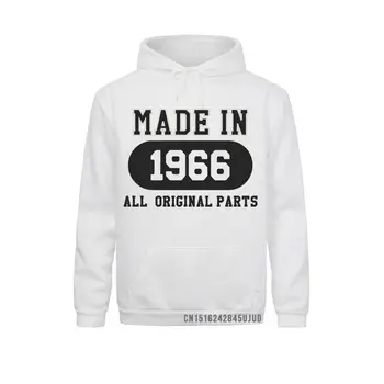 Izdelana Leta 1966 Hoodie Vsi Originalni Deli Rojstni Dan Majica Moški Obletnico Rojstva Design Obleke Zabavno Žep Coats