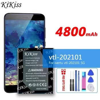 KiKiss Baterije vtl202101 4800mAh Za ivertu vtl-202101 5G Zamenjava Bateria