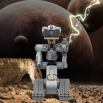 Klasika Film Že-Vezja Vojaške Čustveno Robot Gradnik Set za Astroed Roboti Johnnyed 5 Model Igrača za Fante Darila