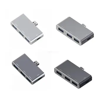 Laptop Pad Visoke Hitrosti 4: 1 USB / Tip-C, USB 2.0 4 Port Multi Splitter Adapter za Prenosni RAČUNALNIK Dropship