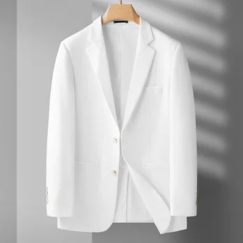 Lin2425-Business casual obleko tri-delna poročna obleka za ženina