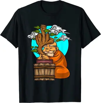NOVA OMEJENA Bonsaj Drevo Menih sredinec Ustvarite Bonsaj T-Shirt