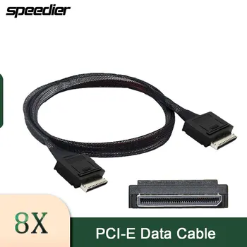 Oculink 8x SFF-8611, Da 8611 8x 80P Trdi Disk SSD ssd PCI-E Podatkovni Kabel za Nvme HDB Podporo PCI Express 4.0