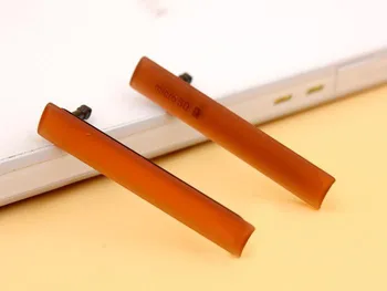 Orange 100% Novih Nepremočljiva Prah Pokrov Vtiča Loputo za Sony Xperia Z3 Mini Kompaktne d5803 M55w D5833 Blok Zajema Ohišja,PROSTI LADJA