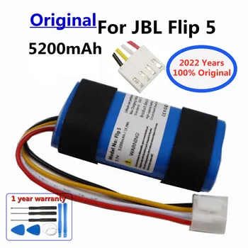 Original 4,2 v/5200mAh Zvočnik Baterija Za JBL Flip 5 Flip5 Bluetooth Audio (zvok Bluetooth Zunanji Zvočnik Resnično Litij-Zamenjava Baterije