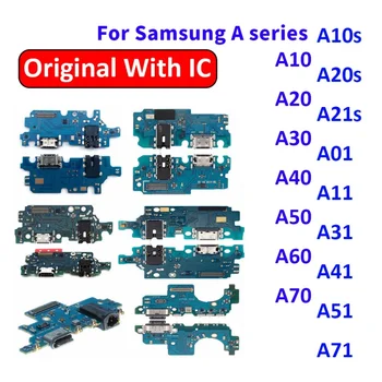 Original USB Polnilnik za Polnjenje Vrata Dock Priključek Odbor Flex Kabel Za Samsung A50 A505 A10 A20 A30 A70 A01 A11 A21s A31 A51 A71