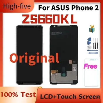 Original Za ASUS ROG Telefon 2 Phone2 Phoneⅱ ZS660KL LCD 6.59