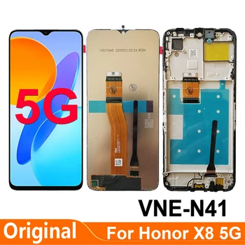 Original Za Huawei Honor X8 5G VNE-N41 LCD-Zaslon, Zaslon na Dotik, Računalnike Sestavljanje Delov