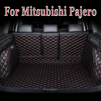 Po meri prtljažniku avtomobila preproge za Mitsubishi Pajero 7seats 2017 nepremočljiva boot preproge za Pajero 2016-2007 bež 4 barve