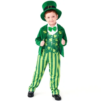 St. Patrick ' s Day Cosplay Irski Škrat Kostum Za Otroke