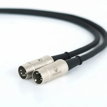 Standard 5-pin MIDI priključni kabel Oxygen-free Copper Jedro Dvojno Moški Vtič PVC Površino Plast 1/2/3/6/10 Metrov