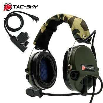 TAC-NEBO Sordin Slušalke šumov Pickups, opremo za Zaščito Sluha Streljanje Taktično Naušniki in Vojaške Adapter U94 PG