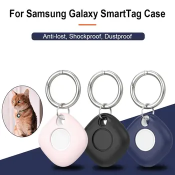 TPU Zaščitni ovitek Za Samsung Galaxy SmartTag Tracker Lupini Anti-Izgubili Ljubljenčka Psa Lokator Kritje Prenosni Keychain Shockproof