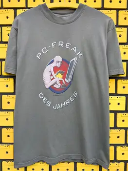 Trgatev Zgodnjih 90. letih 00s Pc-freak T-shirt Računalniški Programer