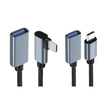 USB Tip C do USB A Ženski OTG Kabel, Plug and Play za Zrak 2020, Prenosnik Tablet