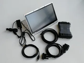 VCI Optičnega DOIP Diagnostično Orodje za MB STAR C6 z Laptop CF-AX2 Tablični računalnik, Zaslon na Dotik, i5 Procesor, SSD Super Hitrost za SD C6 Scan