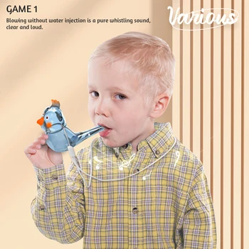 Vodne Ptice Whistled otroška Igrača Prenosni Zabavno Plastičnih Pogodbenice Prednost Igrača Idealno Darilo Za Rojstni dan