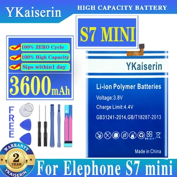 YKaiserin 3600mAh Zamenjava Baterije S7 MINI za Elephone S7 Mini S7mini z Brezplačno Orodja