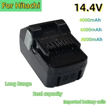 Za Hitachi 14,4 V 4.0/6.0/8.0 Ah Baterije za ponovno Polnjenje Orodje BSL1430 CJ14DSL BSL1440 CR14DSL BSL1415 DDS14DSL