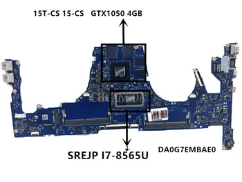 Za HP Paviljon 15T-CS 15-CS Prenosni računalnik z matično ploščo DA0G7EMBAE0 z PROCESOR I5-8265U I7-8565U GPU GTX1050 4G