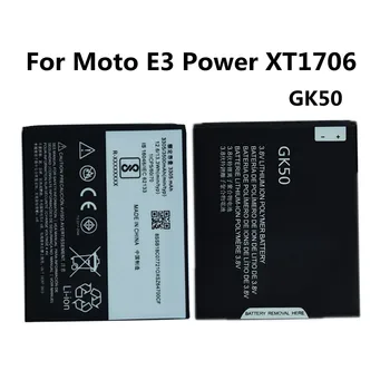 Za Motorola Moto E3 Moč XT1706 GK50 E3 Moč XT1706 GK50 Pametni Mobilni Telefon Zamenjava Baterije Baterije Batteria 3500mAh