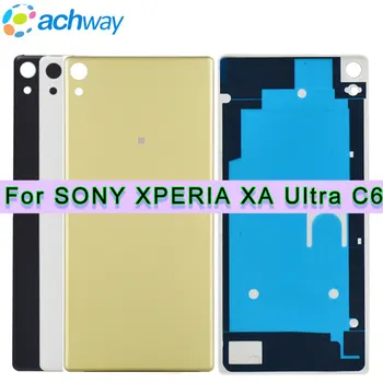 Za Sony Xperia XA Ultra C6 Nazaj Baterije Primeru Vrata Zadaj, Ohišje Pokrov Ohišja F3215 Zamenjava 6.0
