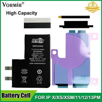 10pcs Vormir Baterija za ponovno Polnjenje Celic Za iPhone 12Pro 13mini 11 X XSMax Visoka Zmogljivost Baterije Zamenjava Nobeno Sporočilo Pop-ups